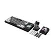 Tastatura gaming mecanica Redragon Popvu neagra cu alb iluminare RGB cu stream deck detasabil