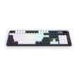 Tastatura gaming mecanica Bluetooth cu si fara fir Redragon Terraflare Pro neagra cu alb iluminare RGB