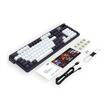Tastatura gaming mecanica Bluetooth cu si fara fir Redragon Terraflare Pro neagra cu alb iluminare RGB