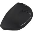 Mouse vertical wireless Inter-Tech Eterno KM-206L negru pentru stangaci