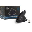 Mouse vertical wireless Inter-Tech Eterno KM-206R negru pentru dreptaci