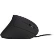 Mouse vertical Inter-Tech Eterno KM-206R negru pentru dreptaci