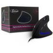 Mouse vertical Inter-Tech Eterno KM-206R negru pentru dreptaci
