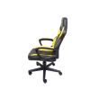 Scaun gaming Inaza Knight negru cu galben
