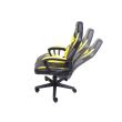 Scaun gaming Inaza Knight negru cu galben