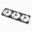 Set 3 ventilatoare Aerocool Link 3-Pack 120mm negre iluminare aRGB