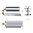 Radiator SSD M.2 Orico M2HS6 argintiu