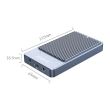 Rack SSD Orico M2N210-RC3 USB3.1 GEN2 dual slot SATA M.2 gri
