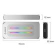 Rack SSD Orico M2R1-G2 USB3.2 GEN2 NVMe M.2 gri iluminare RGB