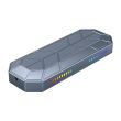 Rack SSD Orico M2VG01-C3 iluminare RGB M.2 NVMe SSD gri