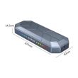Rack SSD Orico M2VG01-C3 iluminare RGB M.2 NVMe SSD gri