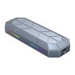 Rack SSD Orico M2VG01-C3 iluminare RGB M.2 NVMe SSD gri