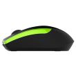 Mouse Delux M321 Wireless negru cu verde 
