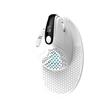 Mouse vertical Delux M618XSD alb iluminare RGB