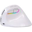 Mouse wireless si bluetooth Delux M618 mini alb pentru stangaci