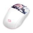 Mouse gaming Bluetooth cu si fara fir Redragon Klyamoor Pro Standard Anime alb cu roz