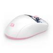 Mouse gaming Bluetooth cu si fara fir Redragon Klyamoor Pro Standard Anime alb cu roz