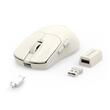 Mouse gaming wireless bluetooth si cu fir Redragon Axion alb 45K DPI ultra usor