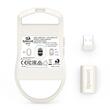 Mouse gaming wireless bluetooth si cu fir Redragon Axion alb 45K DPI ultra usor