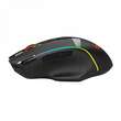 Mouse gaming wireless si cu fir Redragon Enlightment negru iluminare RGB