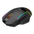 Mouse gaming wireless si cu fir Redragon Enlightment Pro negru iluminare RGB