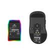 Mouse gaming wireless bluetooth si cu fir Redragon Ebony Standard negru ultra usor 24K DPI cu dock de incarcare magnetic cu iluminare RGB