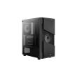 Carcasa Aerocool Menace Saturn iluminare RGB neagra