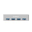 Hub Orico MH4PU USB 3.0 argintiu