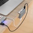 Hub Orico MH4PU USB 3.0 argintiu
