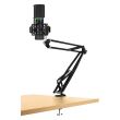 Microfon Streamplify MIC RGB cu brat tip pantograf cu menghina