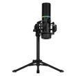 Microfon Streamplify MIC RGB cu trepied