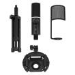 Microfon Streamplify MIC RGB cu trepied