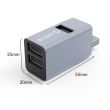 HUB USB Orico MINI-U32L Mini 3-in-1 gri
