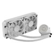 Cooler procesor cu lichid Aerocool Mirage L240 alb iluminare aRGB