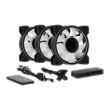 Set 3 ventilatoare Aerocool Mirage 120mm iluminare aRGB