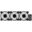 Set 3 ventilatoare Aerocool Mirage 120mm iluminare aRGB