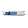 Rack SSD Orico MSA-UC3 PRO mSATA argintiu