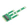 Adaptor Orico MSTM2 M.2 – mSATA verde