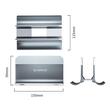 Stand laptop din aluminiu Orico NPB2 argintiu