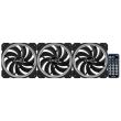 Set 3 ventilatoare Aerocool Orbit RC 120mm iluminare aRGB