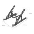 Stand laptop din plastic Orico PFB-A24 pliabil negru