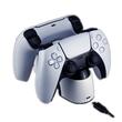 Incarcator FlashFire Dual Dock PS5 alb