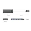 HUB USB Orico PAPW4A-C3 4 port-uri negru