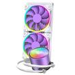 Cooler procesor cu lichid ID-Cooling Pinkflow 240 Diamond Purple iluminare aRGB