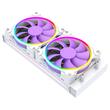 Cooler procesor cu lichid ID-Cooling Pinkflow 240 Diamond Purple iluminare aRGB