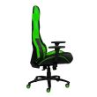 Scaun gaming Inaza Predator negru cu verde