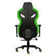 Scaun gaming Inaza Predator negru cu verde
