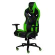 Scaun gaming Inaza Predator negru cu verde