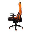 Scaun gaming Inaza Predator negru cu portocaliu