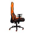 Scaun gaming Inaza Predator negru cu portocaliu